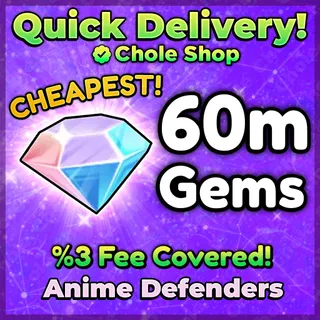 Anime Defenders Gems