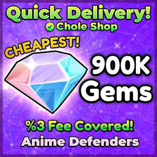 Anime Defenders Gems