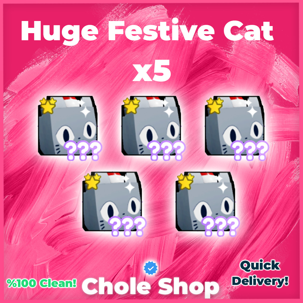 Huge Festive Cat Game Items Gameflip