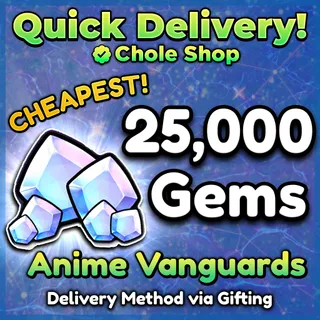 Anime Vanguards Gems