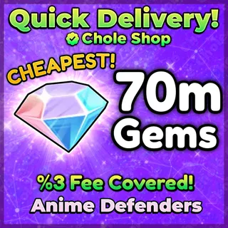 Anime Defenders Gems