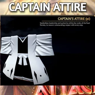 Captains Attire | Attack on Titan Revolution