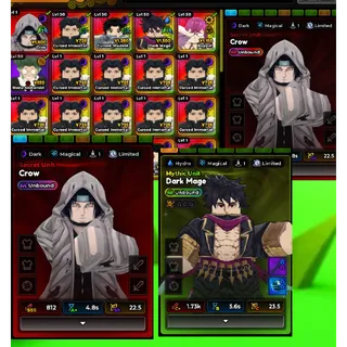 ITACHI/CROW UNBOUND + UNBOUND DARK MAGE