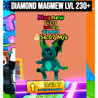 DIAMOND MAGMEW LVL 230+ MUTATIONS ESCAPE TSUNAMI FOR BRAINROTS
