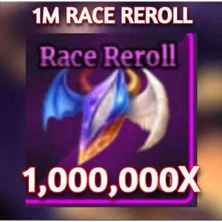 1M RACE REROLL | SAILOR PIECE