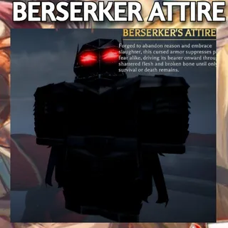 Berserker Attire  | Attack on Titan Revolution