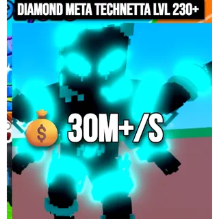 Meta Technetta 💰30M+ Lvl 220+| Escape Tsunami For Brainrots