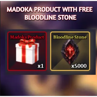 MADOKA PRODUCT + 5000X BLOODLINE STONE  SAILOR PIECE