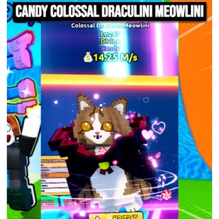 COLOSSAL DRACULINI MEOWLINI CANDY MUTATION ESCAPE A TSUNAMI FOR BRAINROT