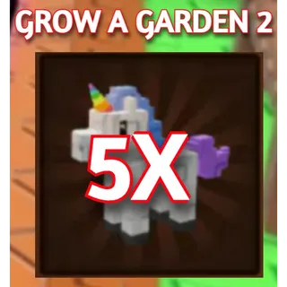 5x UNICORN | GROW A GARDEN 2