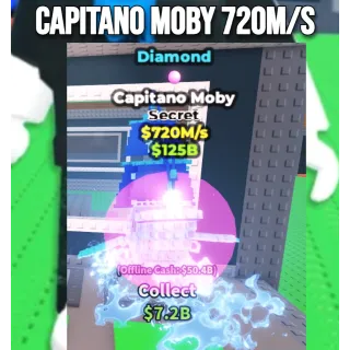 Diamond Capitano Moby 720m/s Steal A Brainrot