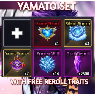 YAMATO SET + 2500 TRAIT REROLLS | Sailor Piece