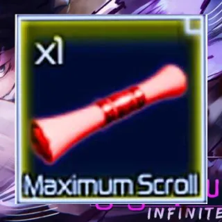 MAXIMUM SCROLL Jujutsu Infinite