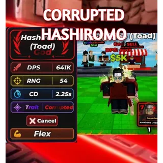 Hashiromo (Toad) 641K  DPS TRAIT: CORRUPTED | Defend ur base with anim