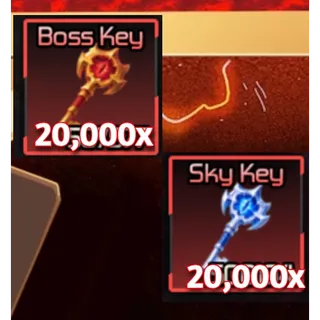 BOSS KEY 20K + SKY KEY 20K | Broken Blade