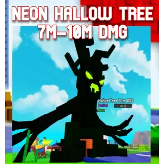 NEON HALLOW TREE 7M-10M DAMAGE Plants Vs Brainrots