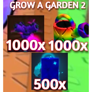 500x Mega Seed + SUPER WATERING CAN + SUPER SPRINKLER| GROW A GARDEN 2