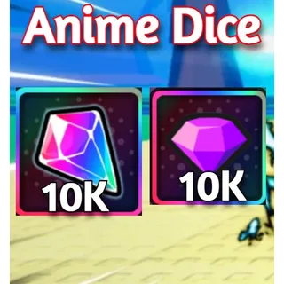 10K TRAIT REROLLS + 10K GEMS BUNDLE | ANIME DICE 
