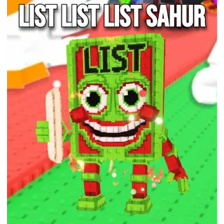 List List List Sahur steal a brainrot