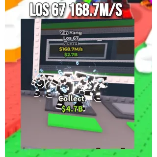 YIN YANG LOS 67 168.7M/S steal a brainrot