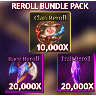 SAILOR PIECE | 20000X TRAIT REROLLS 20000X RACE REROLL 10000X CLAN REROLLS