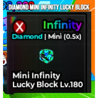 DIAMOND MINI INFINITY LUCKY BLOCK ESCAPE TSUNAMI FOR BRAINROTS