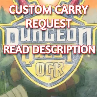 Dungeon Quest Reborn Carry READ DESCRIPTION