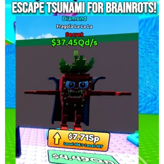 Fragola La La La Escape Tsunami For Brainrots! 