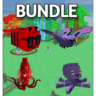 MIMIC OTOPUS RUBY SQUID DISCO BEE BUTTERFLY GROW A GARDEN BUNDLE