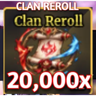 SAILOR PIECE | CLAN REROLLS 20000X