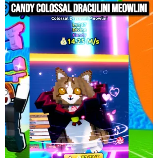 COLOSSAL DRACULINI MEOWLINI CANDY MUTATION ESCAPE A TSUNAMI FOR BRAINROT