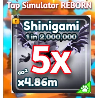 5X SHINIGAMI SECRET 1 in 2M - Tap Simulator Reborn