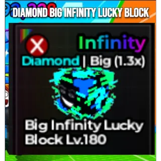 DIAMOND BIG INFINITY LUCKY BLOCK ESCAPE TSUNAMI FOR BRAINROTS