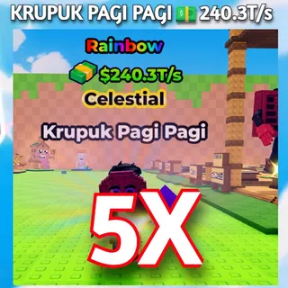 5X KRUPUK PAGI PAGI💵240.3T/s   | Kick A Lucky Block