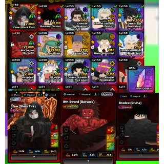 2 SHINY SECRET UNBOUND SHINY CROW/ITACHI + UNBOUND SHINY 8TH SWORD/KENPACHI + UNBOUND SHADOW 