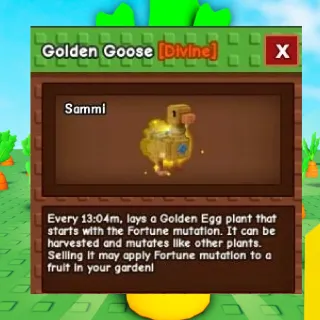 GOLDEN GOOSE GROW A GARDEN