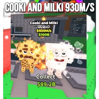 Cooki and Milki 930M/S steal a brainrot