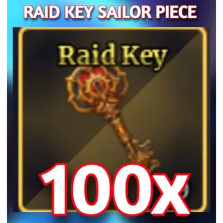 100x RAID KEY | SAILOR PIECE