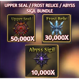 30000x FROST RELIC + 50000x UPPER SEAL + 10000x ABYSS SIGIL | SAILOR PIECE 