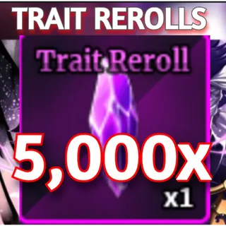 5000x TRAIT REROLL| SAILOR PIECE
