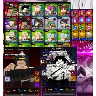 CLEAN ACCOUNT 3 UNBOUND UNITS |  Anime Expeditions Account