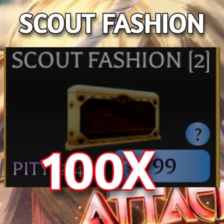 100x SCOUT FASHION 2 | Attack on Titan Revolution