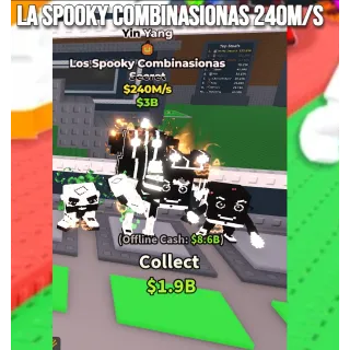 LOS SPOOKY COMBINASIONAS 240M/S STEAL A BRAINROT