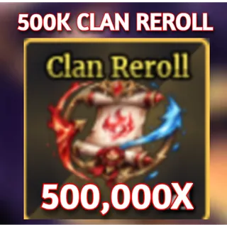 CLAN REROLLS 5000,000X | SAILOR PIECE