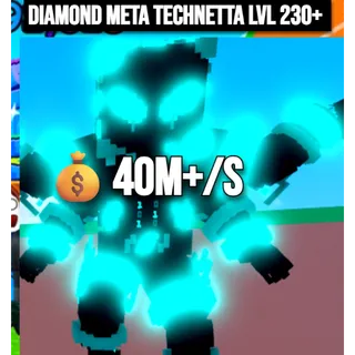 Meta Technetta 💰40M+ Lvl 230+| Escape Tsunami For Brainrots