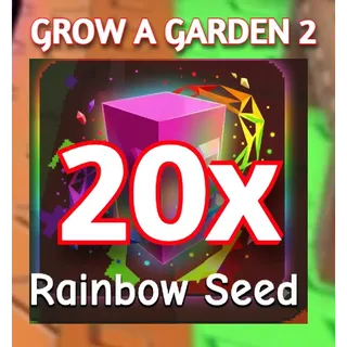 20x RAINBOW SEED | GROW A GARDEN 2