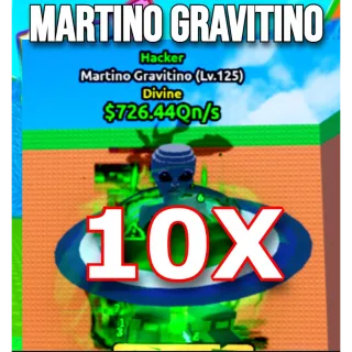 10x Martino Gravitino 726.44Qn/s |  726.44Qn/s  | Escape Tsunami For Brainrots | Max Level