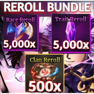 SAILOR PIECE | 5000X TRAIT REROLLS 5000X RACE REROLL 500X CLAN REROLLS