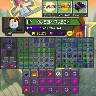 LVL 180 CLEAN ACCOUNT ALL GAMEPASSES UNLOCKED INSTANT DELIVERY Dungeon Quest Reborn ACCOUNT