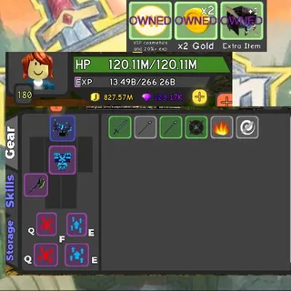 LVL 181 CLEAN ACCOUNT ALL GAMEPASSES UNLOCKED INSTANT DELIVERY Dungeon Quest Reborn ACCOUNT